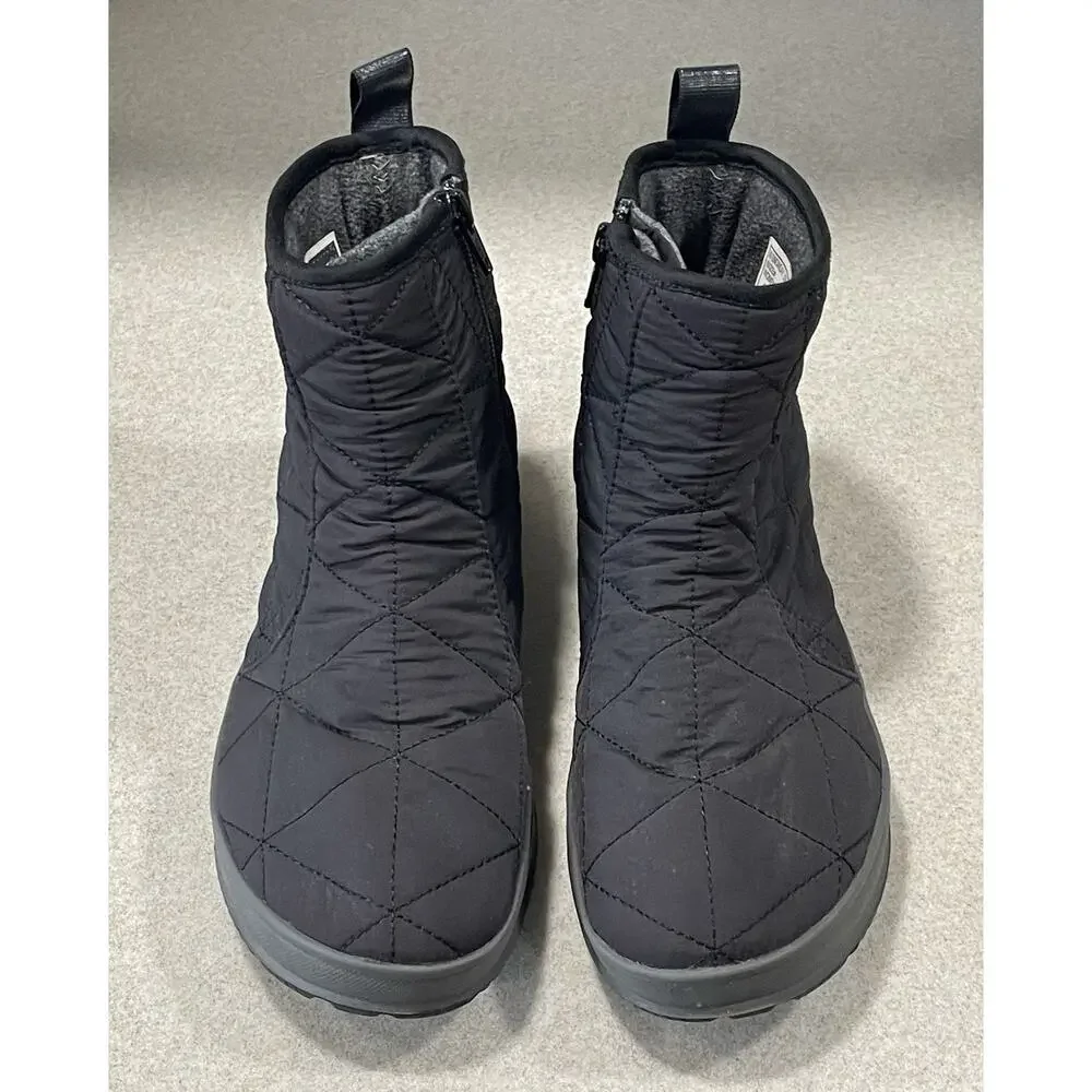 EUC BOGS Snowday Low Waterproof Insulated Winter Snow Boot Black Women’s Size 8